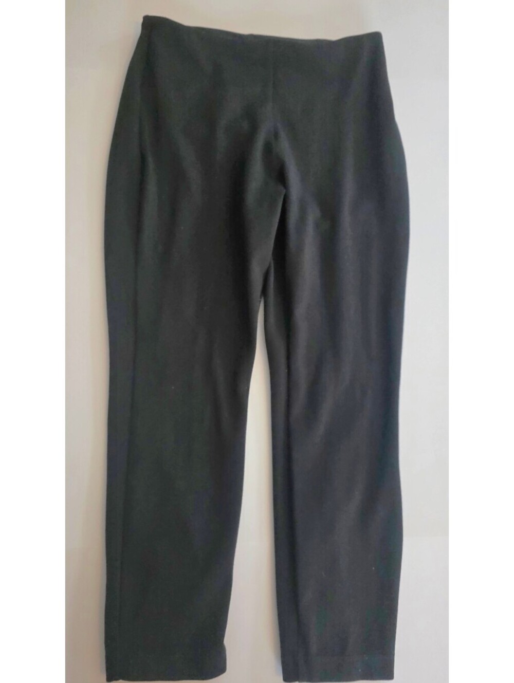 Lysse Black Skinny Leggings with Ankle Zippers, Size Medium